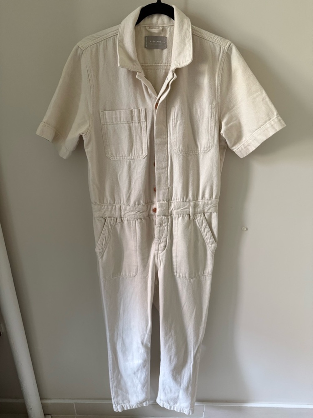 Everlane Cream Jumpsuit